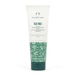 The Body Shop Tea Tree 3-in-1 Wash, Scrub & Mask (1x 125ml), Face Cleanser for Blemished Skin, With Tea Tree Oil & Salicylic Acid, Purifies, Exfoliates & Clarifies, Suitable for Blemished Skin