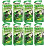 Fujifilm QuickSnap Flash 400 One Time Use 35mm Camera with Flash, 27 Exposures, 8-Pack