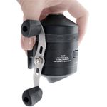BALLISTA BL25 Spincast Bowfishing Reel Slingshot Bow Fishing, Stainless Steel, Left/Right Reversible Handle, 3.3:1 Gear Ratio, Strong Line 5# 40 Yards 0.37mm/50lb