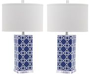 Safavieh Modern Ceramic Table Lamps - Set of 2, in Navy