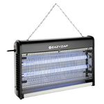 Eazyzap LED Fly Killer 19W - Black & Aluminium - Coverage 100m2 / 2 x 7W Bulbs