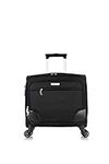 FLYMAX Rolling Laptop Case on 4 Wheels - Fits Most Laptops up to 16"