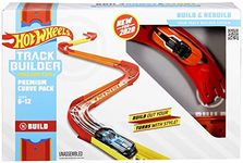 Hot Wheels Track Builder Unlimited Playset Premium Curve Pack, 16 Component Parts & 1:64 Scale Toy Car