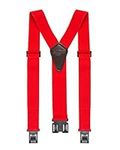 Dickies Men's Perry Y-Back Adjustable Suspender, Red, One Size