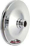 Tuff Stuff Performance 8485A Power Steering Pump Pulley; Single V-Groove; Fits All Tuff Stuff Saginaw Style Pumps That Require A Press-On Pulley; Chrome Plated;