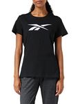 Reebok Womens Training Essentials Vector Graphic T-Shirt, Black, S EU