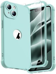 ORETECH for iPhone 15 Plus Case iPhone 14 Plus Case, with [2 x Screen Protectors] [10 Ft Military Grade Drop Test] [Camera Protection] Shockproof Slim Thin iPhone 15/14 Plus Cover 6.7" Mint Green