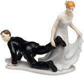 Weddingstar Comical Couple with the Bride "Having the Upper Hand"