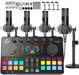 Podcast Equipment Bundle for 4, Aud