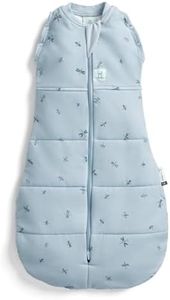 ergoPouch 3.5 TOG Cocoon Swaddle, Newborn Size – Dragonflies Print – Organic Cotton Swaddle & Sleeping Bag in One – Arms In/Out – Easy-to-Use Two-Way Zipper – Designed for Safety & Comfort