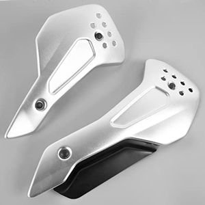 Lorababer Protezione carenatura carenatura spoiler motore inferiore in alluminio per motocicletta compatibile con Trident 660 2021 2022 2023 Kit telaio carrozzeria copertura pancia (Argento)