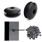 Muzata 50Pack 1/8" 5/32¡± Level Wheel Protector Sleeve Black Silicone Rubber Cable Railing Kit ONLY for Level Metal Posts 1/8" 5/32¡± Cable CB29, CP3