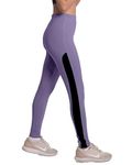 Mehrang Women's Stretch Fit Yoga Pants, Track Pants Stretchable Gym Legging Tights (L, Lavender)