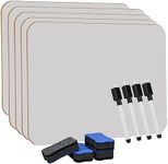 Hisredsun 4 Pack Mini Dry Erase Whi