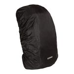 Amazon Brand - Solimo Fabric Rain & Dust Cover for Backpack (50 litres, Black)