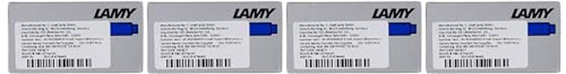 Lamy Fountain Pen Ink Cartridges, Blue Ink, Pack of 20 (LT10BLB)