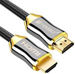 4K HDMI Cable 1m T Tersely HDMI 2.0 Cable High Speed HDMI to HDMI Braided Cord support 4K 60Hz 18Gbps UHD 2160P HD 1080P ARC 3D HDCP 2.2 for Monitor LG Sony TV Computer Blu Ray Player PS4 PS3 Xbox 360