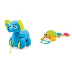 Giggles Alphy The Elephant Linking Turtle, Multi Color