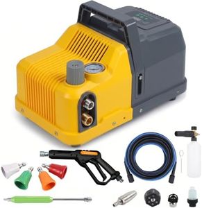 Yoking Electric Pressure Washer, Max 2200 PSI, 3.2 GPM, Triplex Pump