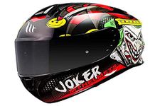 MT HELMETS Targo Joker Full Face Motorcycle Helmet - Red/Black - M