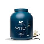 Kinetica Vanilla Whey Protein Powder | 2.27kg | 23g Protein per Serving | 76 Servings | Sourced from EU Grass-Fed Cows | Superior Mixability & Taste