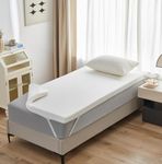 Memory Foam Mattress Topper Single Bed (7cm Thick) Premium Topper for Comfort & Support, Back & Joint Pain Relief, Cooling Dual-Layer Orthopedic Pad.