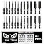 Owl Tools 24 Pack of Hex Head Allen