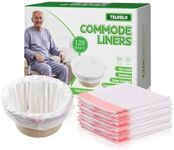 Commode Liners 120PCS Bedside Commode Liners Disposable-Portable Toilet Bags for Commode Chair,Camping Toilet Liners -Waste Bags Fits All Standard Bedside Portable Toilet Potty Bedpan,NO Pad