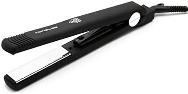 Corioliss C Style Classic pro Hair Straightener for Women Professional Titanium Plates Flat Iron (Black Soft Touch)