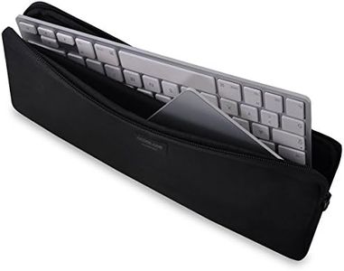 Adore June case Keeb Combine Compatible with Apple Magic Keyboard 2015-2022 and Magic Trackpad 2015-2022, Keyboard case Made of Sturdy Material, Black