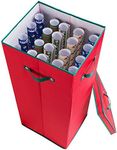 Elf Stor 1024 Paper Storage Box-Stores up to 20 Rolls of 30 Inch Long Gift Wrap in One Convenient Red Lidded Container, 1 Pack