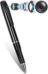 TECHNOVIEW Pen Camera Spy Indoor Outdoor Hidden Pen V8 Portable 1080p Camera HD Video and Audio with 75 Minutes Battery Life,Pen Micro Camera for Home Home and Classroom Learning