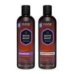 HASK Biotin Boost Thickening Shampoo and Conditioner Set for all hair types, color safe, gluten-free, sulfate-free, paraben-free - 12 Fl Oz each