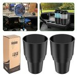 10L0L Universal Golf Cart Heater Propane Cup Holder for Yamaha EZGO Club Car, Material Upgrade Replacement Holder for 16.4 oz Portable Propane Heater Camping Gas Cylinder Black (2 Pack)