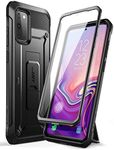 SUPCASE UB Pro Series Designed for Samsung Galaxy S20 5G Case, Built-in Screen Protector with Full-Body Rugged Holster & Kickstand for Galaxy S20 (2020 Release) (Black) - 6.2 inches