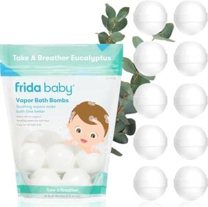Frida Baby Natural Vapor Bath Bombs for Toddlers & Kids, Oil Bombs, 10ct