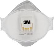 3M Aura Insulation and Hardwood Respirator 9332+, FFP3, valved, 10/PK
