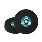 TYROLIT BASIC Metal Cutting Discs for Steel, Cut Off Wheels, Blades with Rough Edges for Grinders, Stationary Machines, 350 x 2.8 x 25.4 mm, 10-Pack
