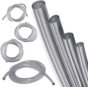 4 Sizes Petrol Fuel Gas Line Pipe Hose Tubing For String Trimmer Chainsaw Blower Lawn Mower and other Power Tools For 2 Cycle Engine for Poulan, Craftman (Clear)