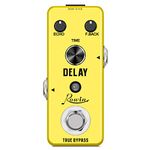 Rowin Guitar Delay Pedal Analog Classicl Delay Effect With True Bypass Switching, Fully Analog Circuit Universal For Guitar And Bass