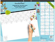 Blueline Doodle Plan Coloring Desk Pad, Multiplicity Design, 22 x 17 (A2917312P)