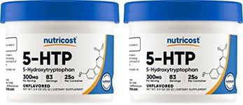 Nutricost 5-HTP Powder 25 Grams (2 Pack) (300mg Per Serving)