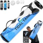 Tidal Tank Classic - Aqua Bag with Water, Sandbag Weighted Workout Equipment for Strength Training Adjustable Weights for Core Stability, Free App for Full Body Workout - up to 49 lb