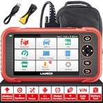LAUNCH OBD2 Scanner CRP123i V2.0 Elite, 2025 Lifetime Free Update Engine ABS SRS TCM Scan Tool with 7 Resets Oil/SAS/Brake/BMS/D.P.F/ABS Bleeding/Throttle Reset, Auto Vin, Battery Test,FCA SGW
