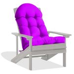 Adirondack Chair Cushion, Waterproof Weather Resistant Cushions for Adirondack Chair Thickened High Back Rocking Chair Seat Cushion for Indoor and Outdoor,43.3 X 19.7 Inch (Purple,1)