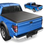 Soft Roll-up Truck Bed Tonneau Cover for Chevy S10 1982-1993, GMC S15 1982-1990, Sonoma 1991-1993, for 6.0 ft Fleetside/Styleside Bed