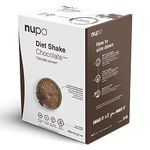 NUPO Diet Shake Chocolate – Premium diet shakes for weight management I Clinically proved meal replacement shake for weight control I 12 Servings I Very Low-Calorie Diet, GMO Free