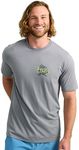 HUK Men's Standard Short Sleeve Performance Tee, Fishing T-Shirt, Dolphin Aloha-Night Owl