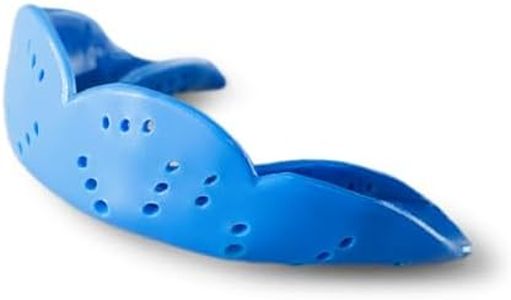 SISU Aero Medium Mouthguard, Electric Blue - 1.6mm Thin - Custom-Molded Fit - Slim Design - Remoldable Up to 20 Times - for Team Sports - Non Toxic
