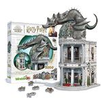 Wrebbit | Diagon Alley Collection: Gringotts Bank - 300 -Piece | 3D Jigsaw Puzzle | Ages 14+ |